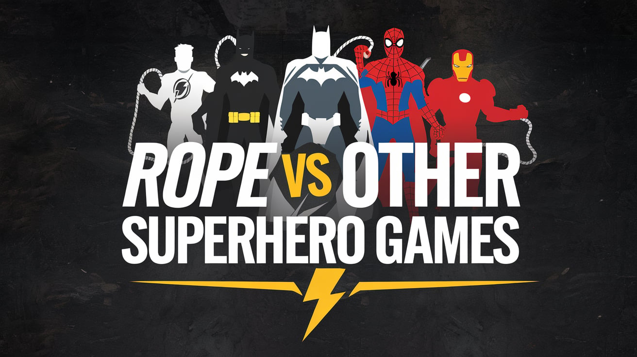 Rope Hero Vs Other Superhero Games